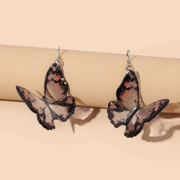 Unbranded Jewelry - Fashion Jewelry Butterfly Drop Dangle Earrings Gift Boxed